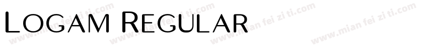 Logam Regular字体转换
